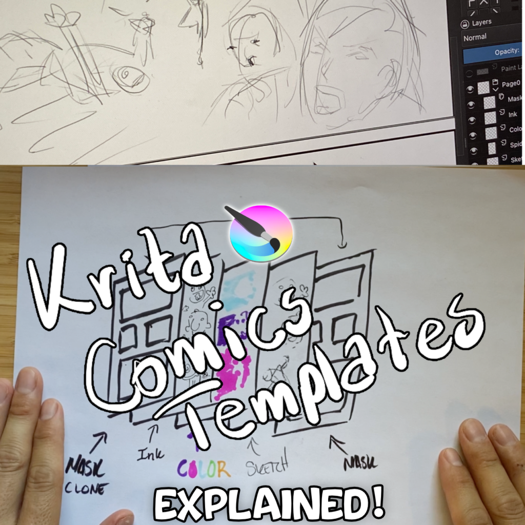 Krita Comics Template Video Thumbnail