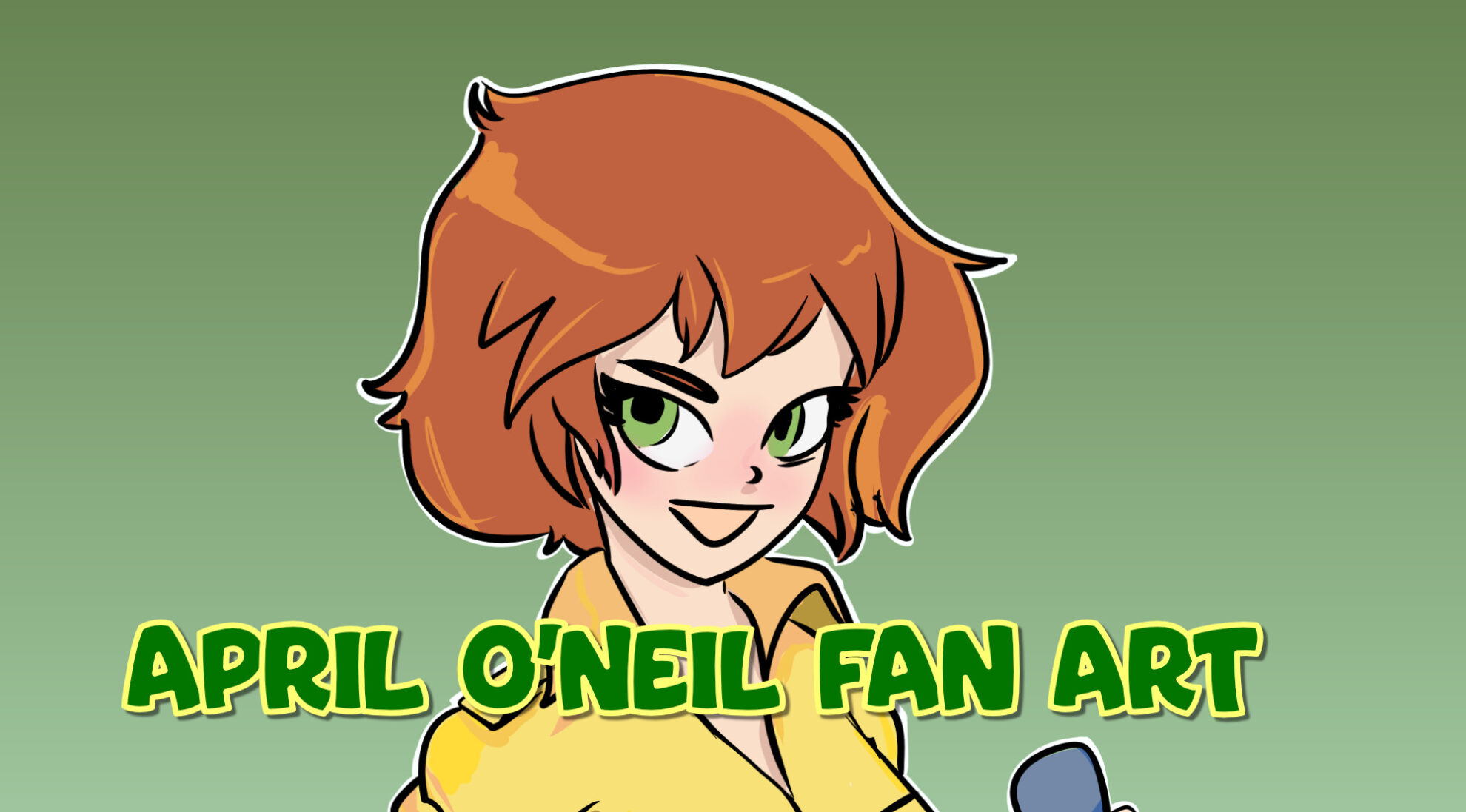 April O’Neil Fan Art Sketch – Bob Draws!